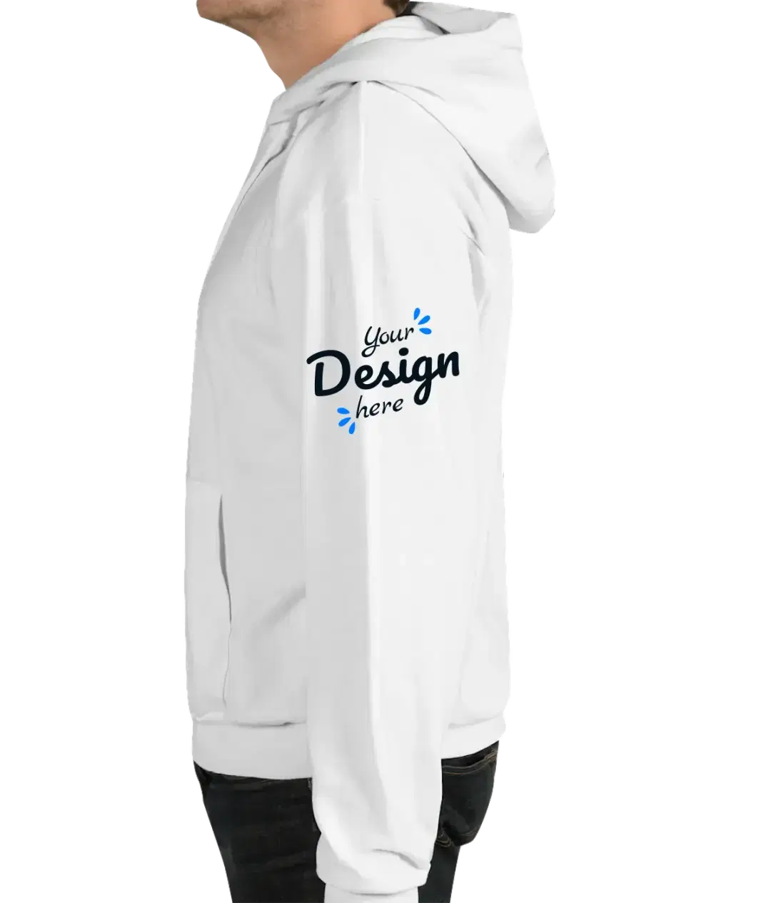 Adult Unisex Pullover Hoodie Ash