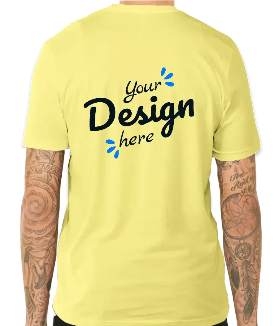Adult Unisex Bella + Canvas Jersey Premium Yellow T-shirt
