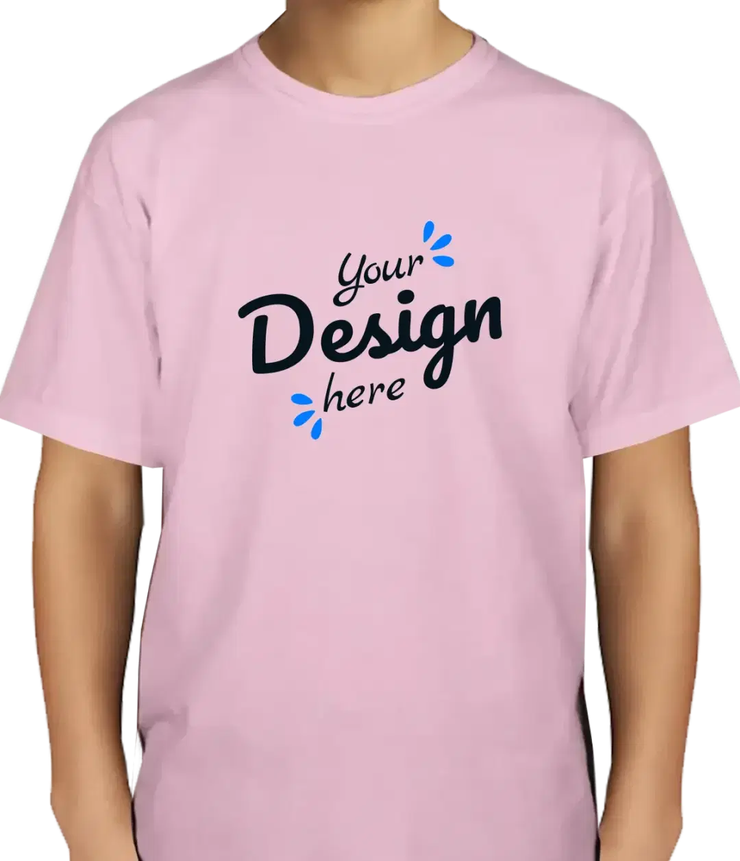 Youth Unisex Crewneck Short Sleeve Light Pink T-shirt.webp Youth Unisex Crewneck Short Sleeve Light Pink T-shirt.webp